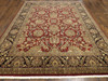 Fine Persian Kashan 8'0"x10'0" Hand-knotted Rug -w940