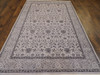 Turk Oushak White Wash 6'0"x9'0" Hand-knotted Rug -W11170