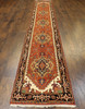 Tribal Heriz Hand knotted Wool Rug 2'6" x13'10"- W801