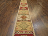 Tribal Kilim Flat Weave 2'6"x18'0" Hand-knotted Rug -W1177