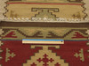 Tribal Kilim Flat Weave 2'6"x18'0" Hand-knotted Rug -W1177