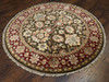 Jaipur Kashan 6'0"x6'0" Hand-knotted Rug -w449