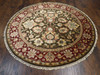 Jaipur Kashan 6'0"x6'0" Hand-knotted Rug -w449