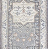 Oushak Chobie 3 x 3 Hand knotted Rug - w494