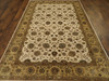 Fine Transitional Jaipur Floral Design 6'0"x9'0" Hand-knotted Rug -W901