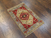 Tribal Sherapi Oushak Natural-dye 2'0"x3'0" Hand-knotted Rug -w343