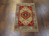 Tribal Sherapi Oushak Natural-dye 2'0"x3'0" Hand-knotted Rug -w343