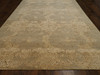 Transitional Broken Design Hand Carved 9'0"x12'0" Hand-knotted Rug -W773