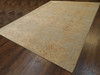 Transitional Broken Design Hand Carved 9'0"x12'0" Hand-knotted Rug -W773