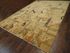Patchwork Natural-dye 9'0"x12'0" Hand-knotted Rug -w11027