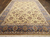 Fine Kashan Tie Dye 9'0"x12'0" Hand-knotted Rug -w311