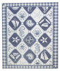 Coastal Flat-Weave Indoor/Outdoor Beach 8'0"x10'0" Hand-knotted Rug -w1087