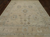 Turk Anatolian Oushak Silver Wash 8'0"x10'0" Hand-knotted Rug -w11030