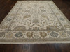 Turk Oushak Natural-dye 9'0"x12'0" Hand-knotted Rug-w290