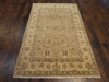 Indo Chobie Natural-dye 4'0"x6'0" Hand-knotted Rug -w653
