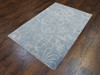 Transitional Rose Design 4'0"x6'0" Hand-knotted Rug -w357