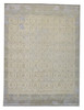 Transitional Vintage Erase Design 9'0"x12'0" Hand-knotted Rug -W768