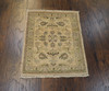 Oushak Chobie Natural-dye Whitewash 2'0"x3'0" Hand-knotted Rug -w323