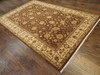 Agra Chobie Antique Wash 6'0" x 9'0" Hand knotted Wool Rug - w869