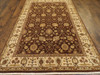 Agra Chobie Antique Wash 6'0" x 9'0" Hand knotted Wool Rug - w869