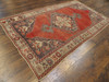 Antique Vintage Anatolian Khorasan 6'0"x10'0" Hand-knotted Rug -W1041