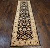 Oushak Chobie Natural-dye 2'6"x10'0" Hand-knotted Rug - w575