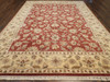 Agra Ziegler 9 x 12 Hand-knotted Rug -w314