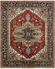 Hand Knotted Wool Tribal Heriz Rug KSR2030