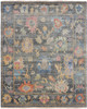 Hand knotted Wool & Silk Oushak Rug KAA8920