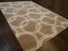Modern Nepalese Circle Design 9'0" x 12'0" Hand-knotted Rug - w765