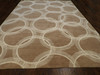 Modern Nepalese Circle Design 9'0" x 12'0" Hand-knotted Rug - w765
