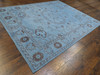 Oushak Tribal Overdye 8'0" x 9'11" Hand-knotted Rug - w974