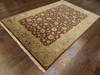 Fine Transitional Jaipur Floral Design 6'0"x9'0" Hand-knotted Rug -W879