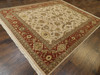 Agra Chobie Hand knotted Wool Rug  8'2" x 10'7" - w994