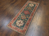 Tribal Kazak 2'6" x 6'0 Hand-knotted Rug - w231
