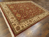 Agra Chobie Hand knotted Wool Rug 8'0" x 10'0" - w995