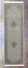 Fine Persian Tabriz 2'6"x8'0" Hand-knotted Rug -w398