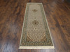 Fine Persian Tabriz 2'6"x8'0" Hand-knotted Rug -w398