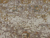 Modern Fine Abstract Oxidized Silk 6'0"x9'0" Hand-knotted Rug -w11309