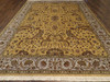 Fine Kashan Tie Dye 9'0"x12'0" Hand-knotted Rug -w312