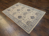 Tribal Fine Oushak White Wash 4'0"x6'0" Hand-knotted Rug -w11350
