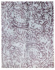 Transitional 8'0"x10'0" Hand-knotted Rug -w1057