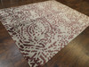 Transitional 8'0"x10'0" Hand-knotted Rug -w1057