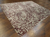 Transitional 8'0"x10'0" Hand-knotted Rug -w1057