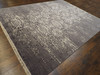 Modern Oxidized Broken Mosaic Design Carved 8'0"x10'0" Hand-knotted Rug -w11151