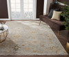 Hand Knotted Wool & Silk Oushak Rug KAK4250