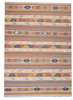 Coastal Flat-Weave Indoor/Outdoor Beach Rug 8'0"x10'0" Hand-knotted Rug -w1094