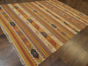 Coastal Flat-Weave Indoor/Outdoor Beach Rug 8'0"x10'0" Hand-knotted Rug -w1094