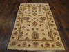 Indo Chobie Natural-dye 4'0"x6'0" Hand-knotted Rug -w717