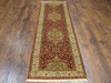Fine Persian Tabriz 2'6"x8'0" Hand-knotted Rug -w414